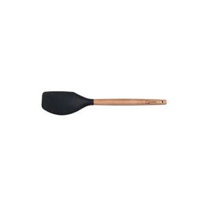 Cuisena Beech Wood 32cm Silicone Spatula Cooking Utensil - Black