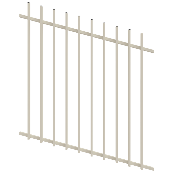 ProtectorAl 350 - 1200 x 1200mm Surfmist Raked Up to 15º Radiator Pool Fence Panel