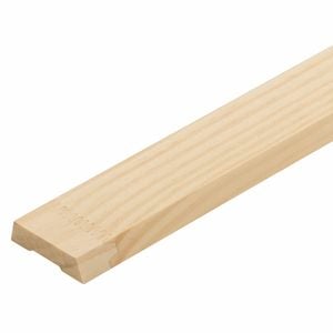 Pinetrim 40 x 10mm 2.7m Untreated Finger Jointed Pine Double Bevel Arch