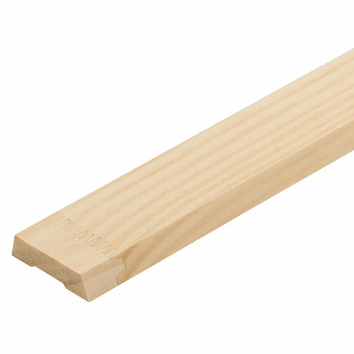 Pinetrim 40 x 10mm 2.7m Untreated Finger Jointed Pine Double Bevel Arch