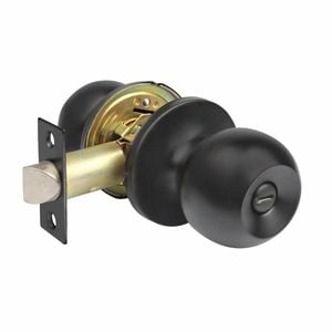 Ikonic Matte Black Privacy Knob Set