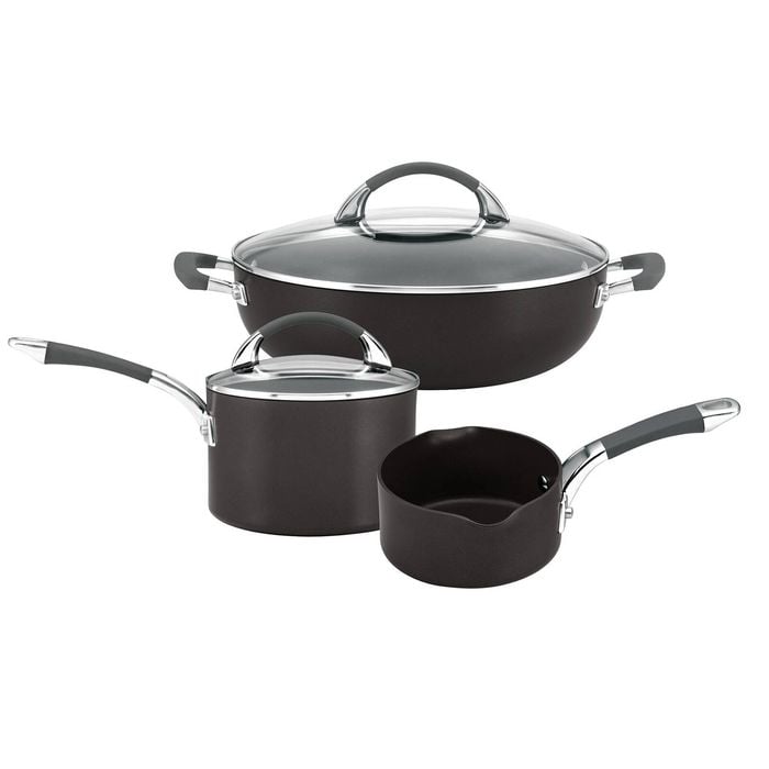 Anolon Endurance+ Nonstick Induction 3 Piece Essentials Cookware Set