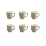 Trenton Bevande Coffee Mug 400ml Set 6 - Stone Brown