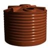 Clark Tanks 5000L Squat Round Poly Water Tank - Heritage Red