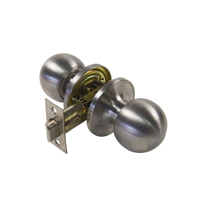 Ikonic Passage Knobset Stainless Steel