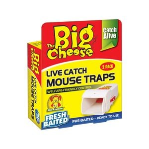 The Big Cheese Live Catch Mouse Trap - 2 Pack