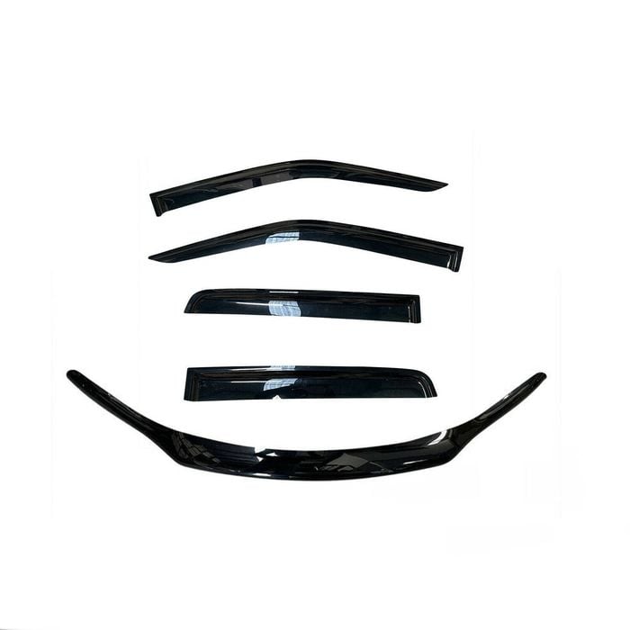Revo Style Bonnet Protector & Weathershields For Toyota Fortuner 2015-2020
