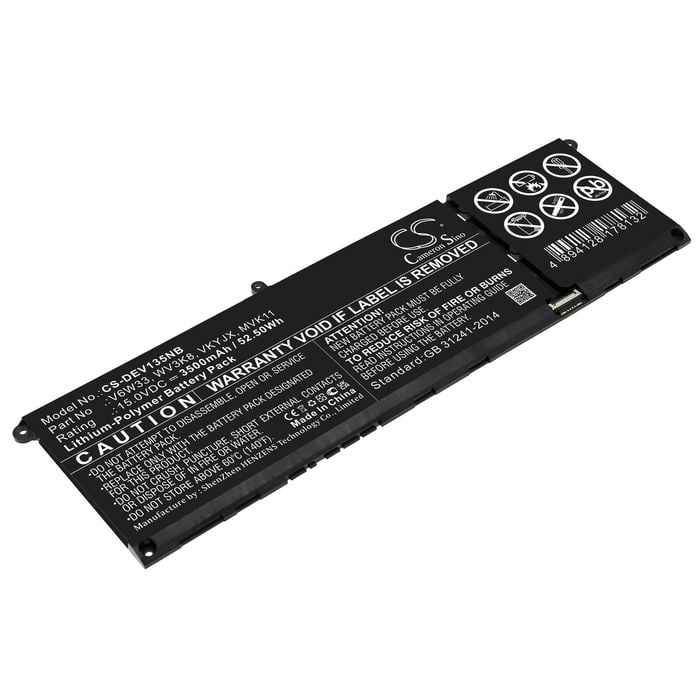 Cameron Sino V6w33, Wv3k8, Vkyjx, Mvk11 Battery Replacement [cs-dev135nb]