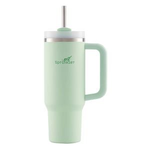 Sprinkler Sunny Insulated Stainless Steel Water Tumbler Flask Lid 1l Soft Mint