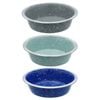 3x Paws & Claws Savoy 400ml/12.5cm Stainless Steel Dog Bowl Asst