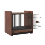 Costway Dog Crate Furniture Doge Kennel Indoor Dog Cage Pet House Rustic Brown