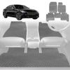 6D Diamond Car Floor Mats for Kia Stinger 2017-Current-Full Set-Grey-Outback GT