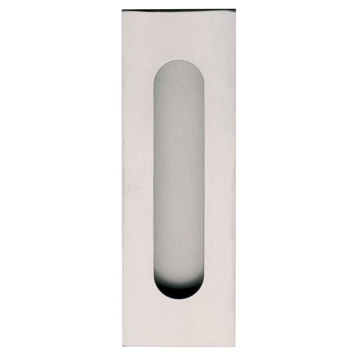 Gainsborough 150mm Stainless Steel Rectangular Round End Flush Pull