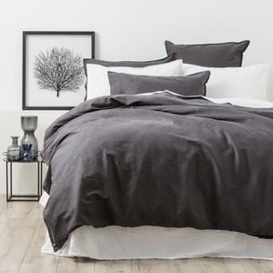 Renee Taylor Cavallo Stone washed 100% Linen Euro Pillowcase Magnet