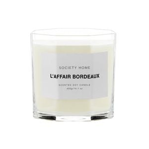 Society Home L’affair Bordeaux Scented Soy Candle