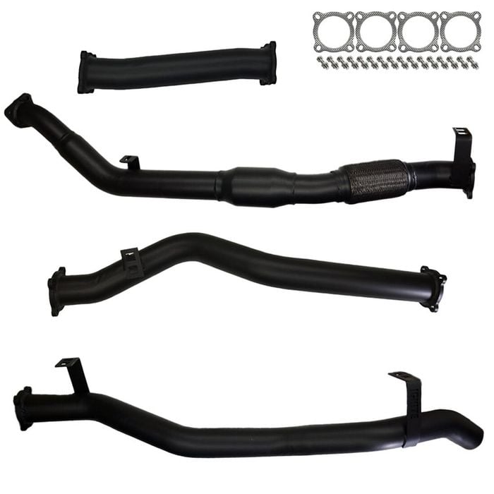 Ignite Exhausts Turbo Back For Toyota Landcruiser 79 Series V8 D/cab 3" Cat & Straight Pipe 409 Stainless Steel