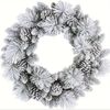 Lifebay Classic Halloween Autumn Frosted Pine Wreath