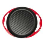 SOGA Enamel Cast Iron Non-stick Sizzle Frying Pan 26cm