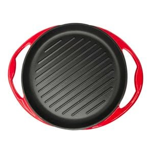 SOGA 26cm Enamel Cast Iron Frypan