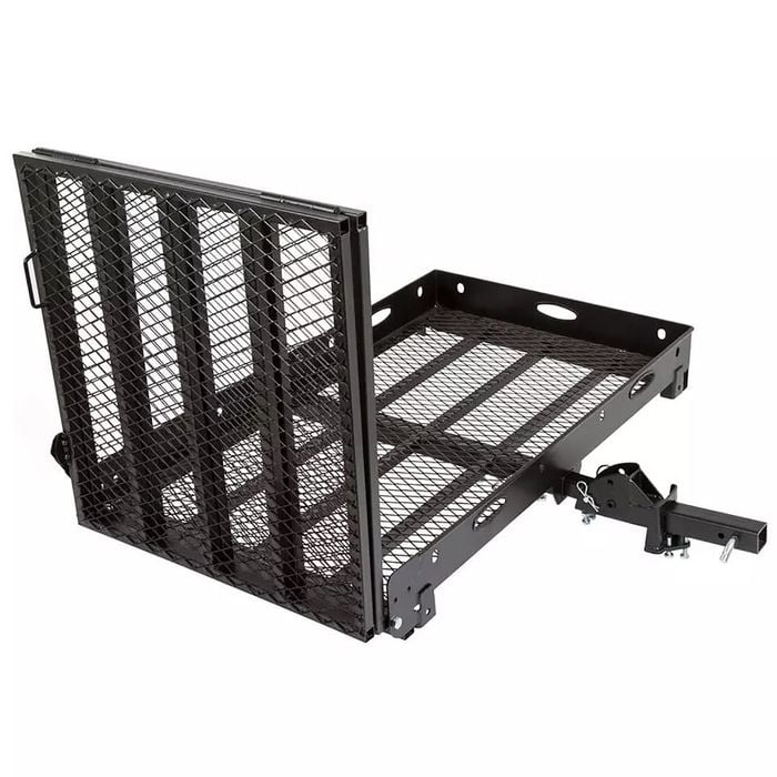 Tow Bar Mobility Scooter Power Wheelchair Carrier Rack With Loading Ramp Xl