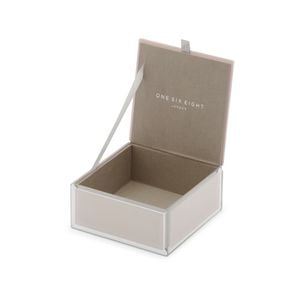 One Six Eight London Sara Nude Small Jewellery Box