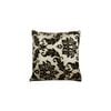 Damask Pale Gold Felt Applique Cushion 43 x 43 cm