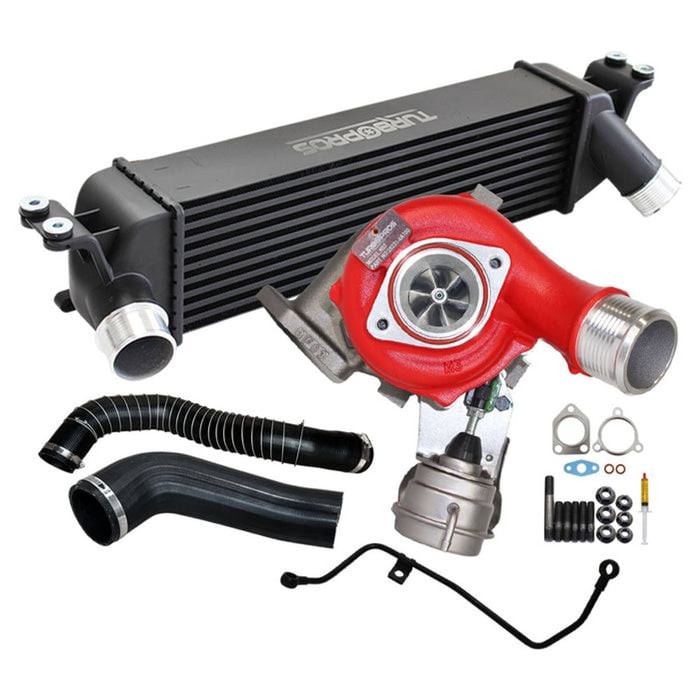 Gen1 High Flow Turbo Charger With 85mm Intercooler & Hoses And Genuine Oil Feed Pipe For Hyundai Iload/imax D4cb 2.5l 2011-2014