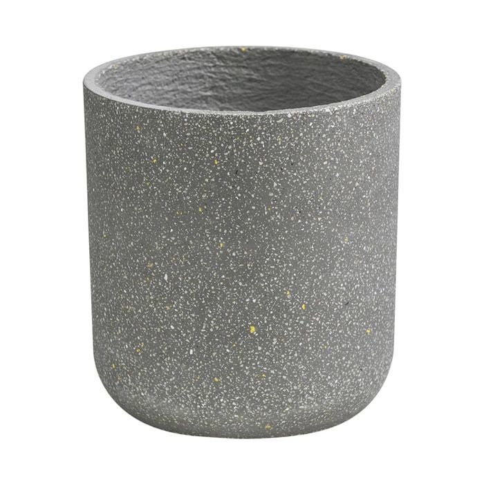 EDEN 15cm Grey Terrazzo Indoor Concrete Planter