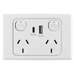 DETA 6000 Double Power Point With USB A+C PD20W Fast Charging