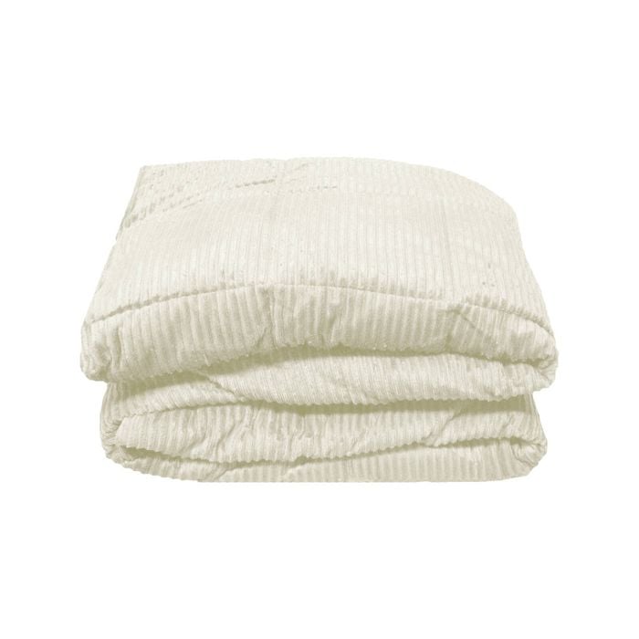 Bloomington Micro Plush Blanket Cream Single 160 x 220 cm