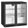 LCE LC208H Under Bench Two Door Bar Fridge 208L