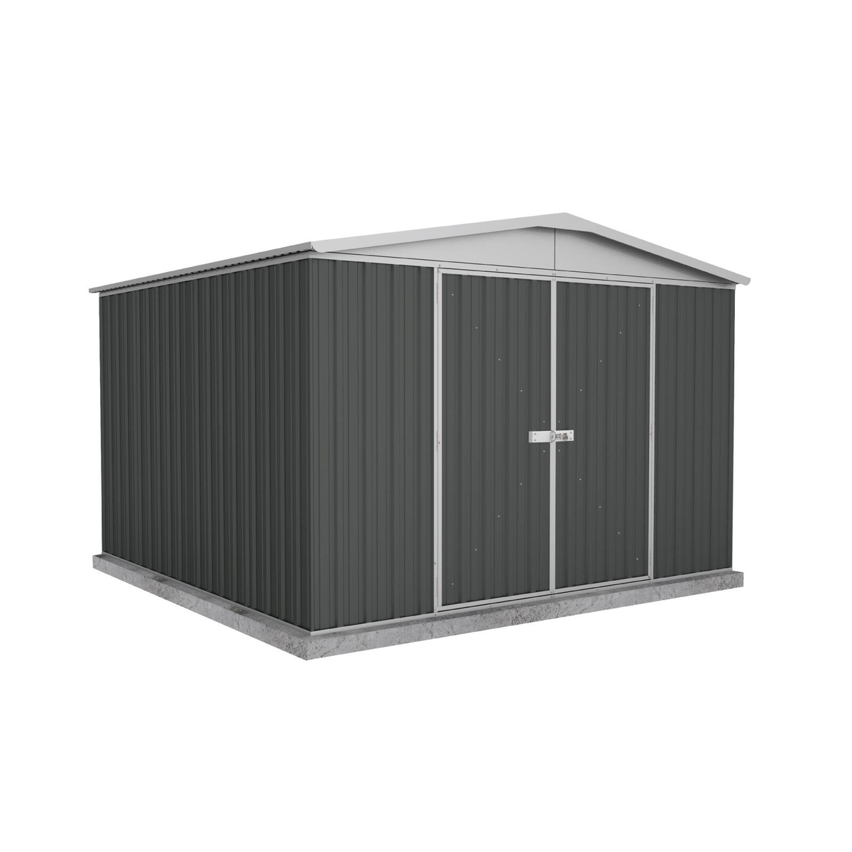 Absco Sheds 3.00mW x 2.92mD x 2.06mH Monument Double Door Regent Garden ...