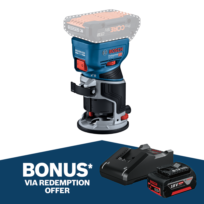 Bosch 18V Professional Laminate Trimmer 06016C2070 - Skin only
