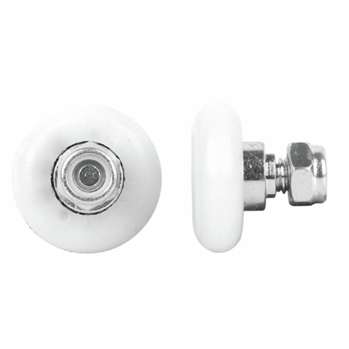 Rolltrak 19mm Acetal Convex Roller With Threaded Stud