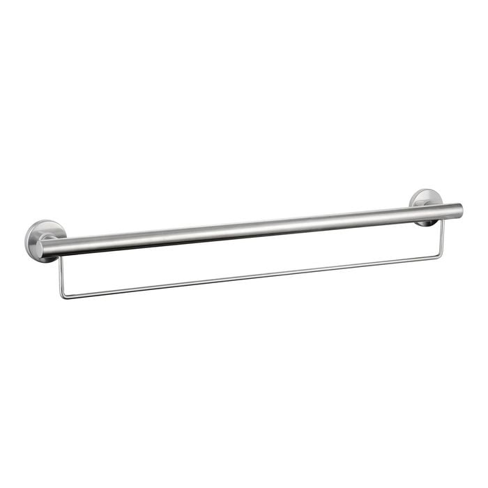 evekare 900mm Stainless Steel Towel Rail With Grab Rail
