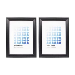 2PK Braz A3 Siena Image Photo Document Display Frame 29.7x42cm Black