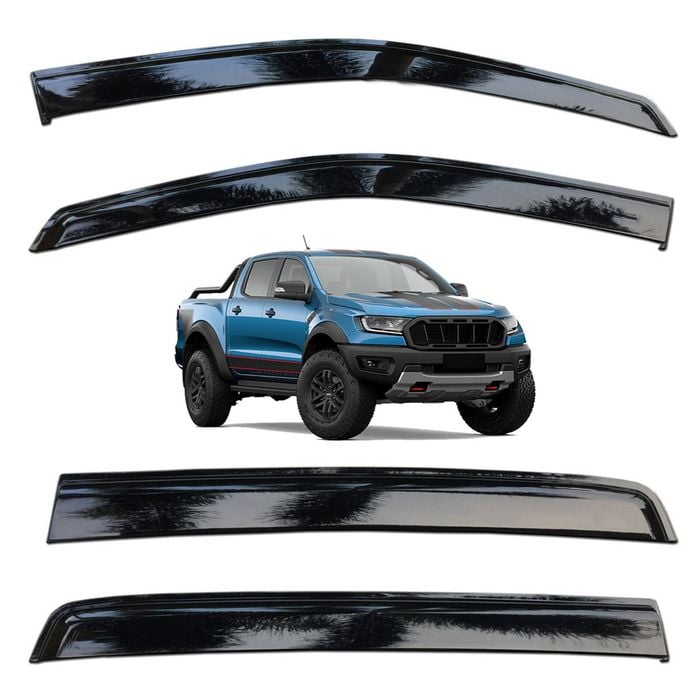 Weathershields for Ford Ranger 2011-2024 Car Weather Shields Wind Deflectors Window Sun Visor