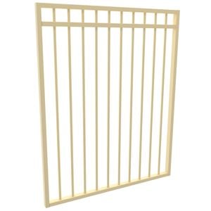 ProtectorAl 975 W x 1200mm H Primrose Aluminium DTR All Up Pool Gate