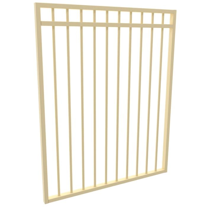 ProtectorAl 975 W x 1200mm H Primrose Aluminium DTR All Up Pool Gate