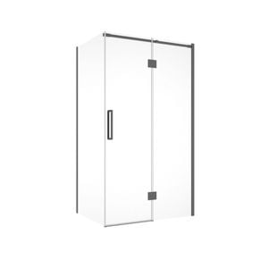 Rick McLean's Bathware Euro Hinged Frameless Shower Screen 1200