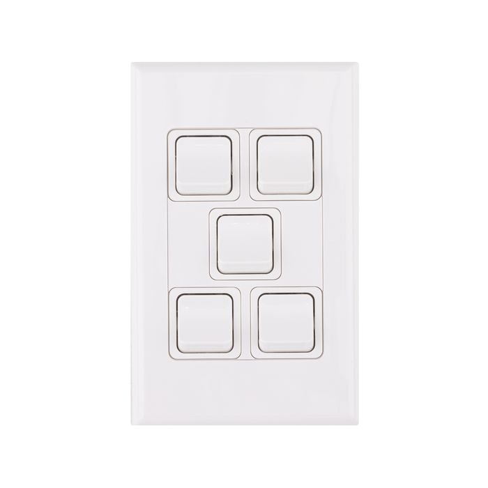 DETA X7 5 Gang Wall Switch