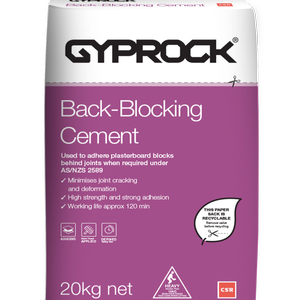 Gyprock CSR 20kg Back Blocking Cement