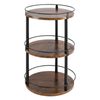 Toque Lazy Susan Turntable 3 Tier 360° Spin Pantry Organiser For Kitchen Brown