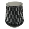 Calflow Air Filter suits VW Solex 30/31/34PICT, Height 110mm, 52mm Neck - Carbon Colour