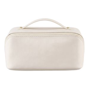 Embellir Makeup Case Portable Cosmetic Bag Organiser Toiletry Travel Bag with Dividers White