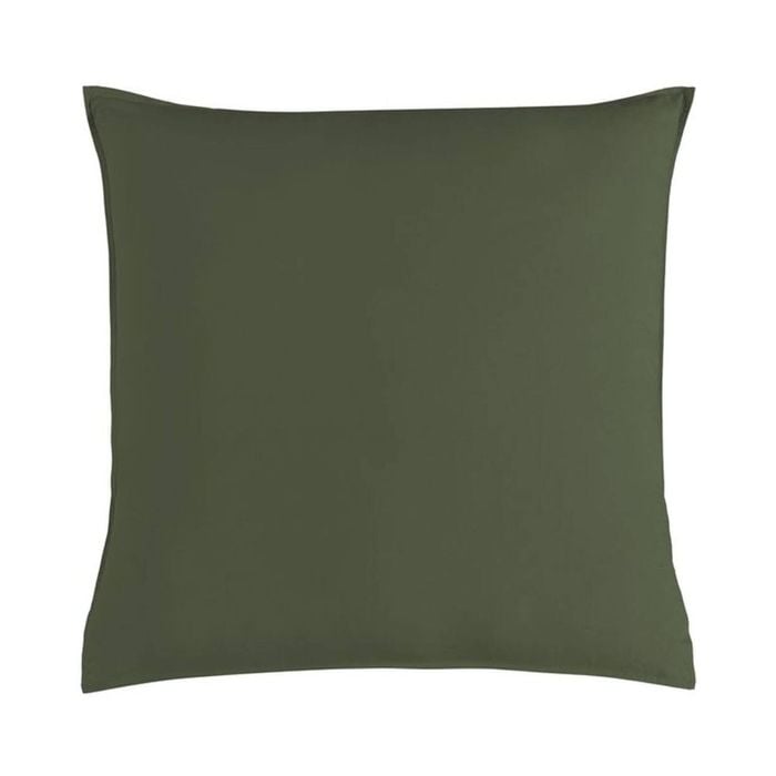 Gioia Casa Vintage Washed 100% Cotton European Pillowcase 1 Pc - Khaki Green