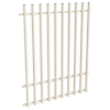 ProtectorAl 0350-1200W x 1500H Surfmist Aluminium Batten Pool Fence Panel with Mid Rail
