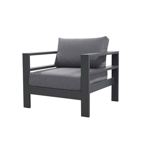 Deck Outdoor Concepts Albury Outdoor Aluminium Armchair in Charcoal