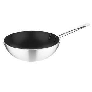Vogue Non-stick Teflon Aluminium Platinum Plus Wok 300mm - Miscellaneous Kitchenware (FB690)