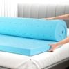 Giselle Memory Foam Mattress Topper Ventilated Cool Gel 8cm King Single